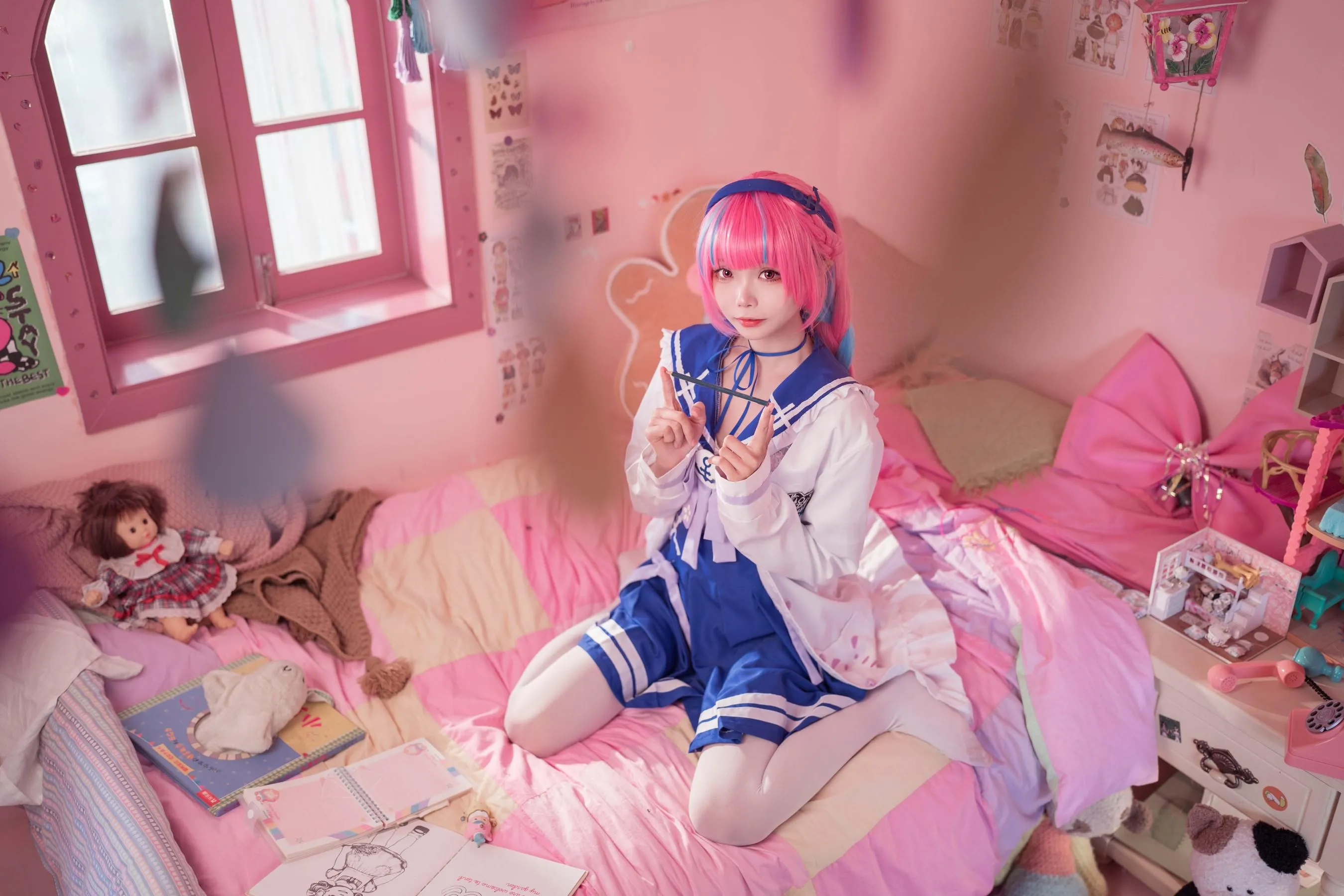 艾西Aiwest – NO.01 湊阿库娅 私服 [55P]插图3
